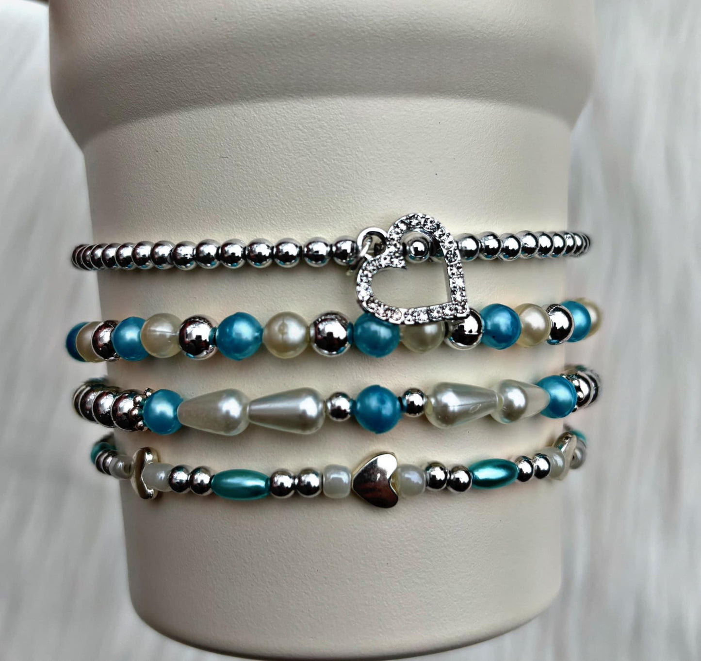 Tiffany Blue Cup Bracelets