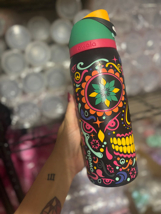Sugar Skulls Owala 32oz Freesip (discount codes cannot be used on cups)