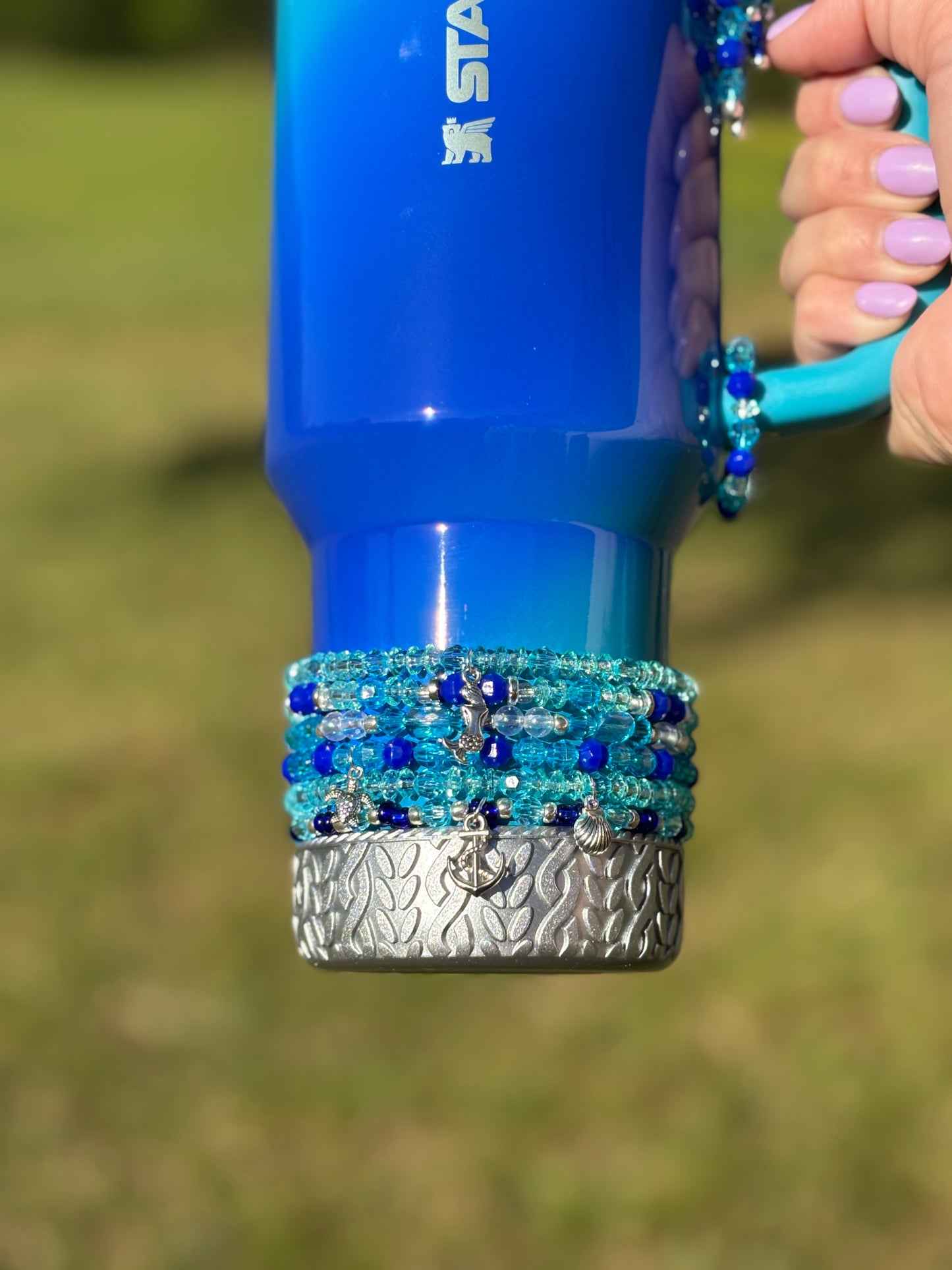 Sea Glass Aura Bracelets