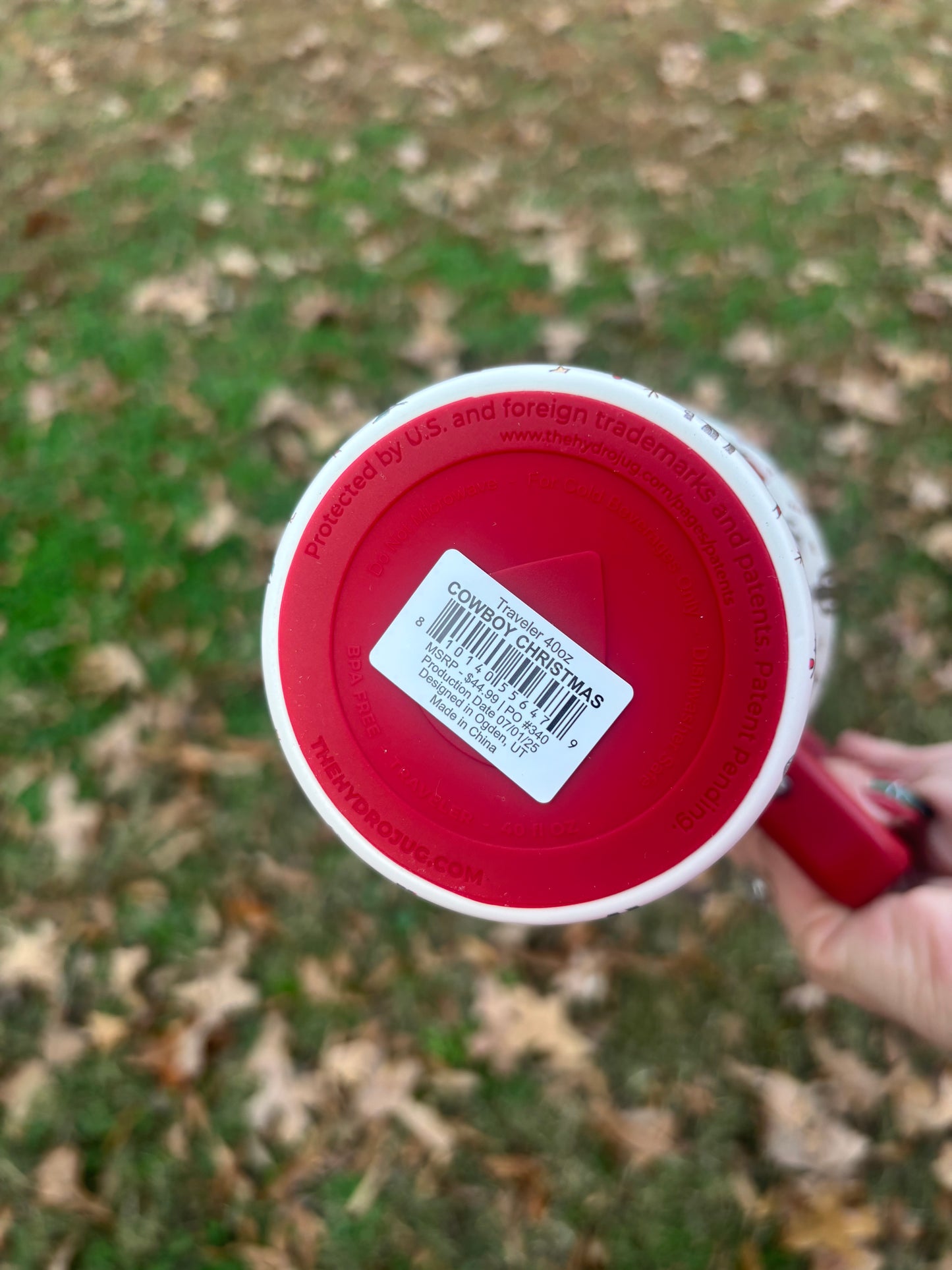 Cowboy Christmas 40oz HJ Trav (discount codes cannot be used on cups or your order will be canceled)