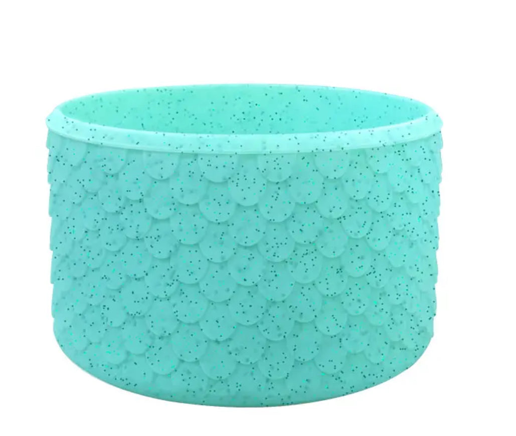 Freeze the Day Glitter Mermaid Scales Owala Silicone Boot