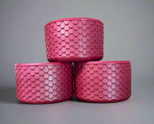 Cranberry Shimmer || Mermaid Scales Silicone Boot