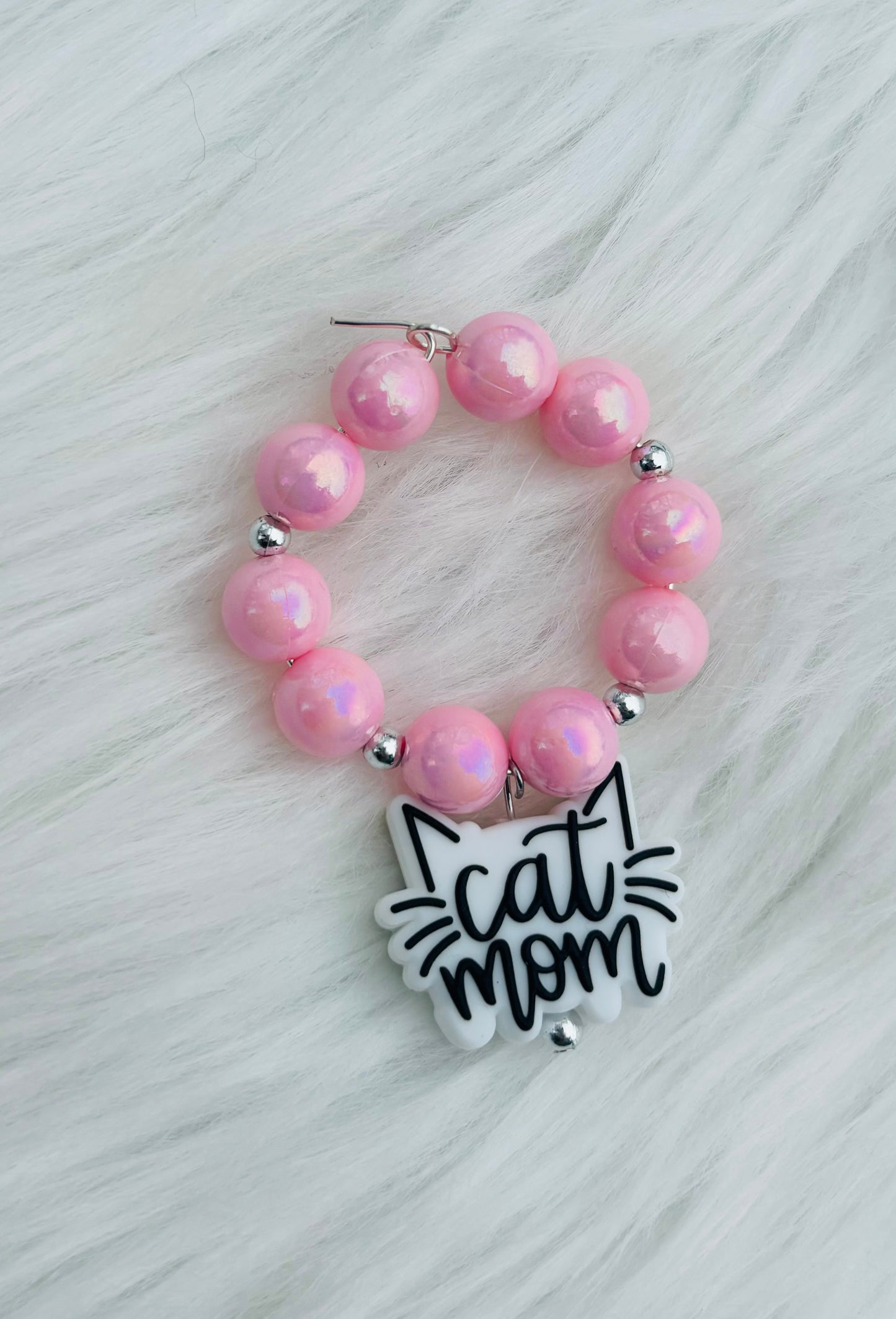 Cat mom Handle Charm