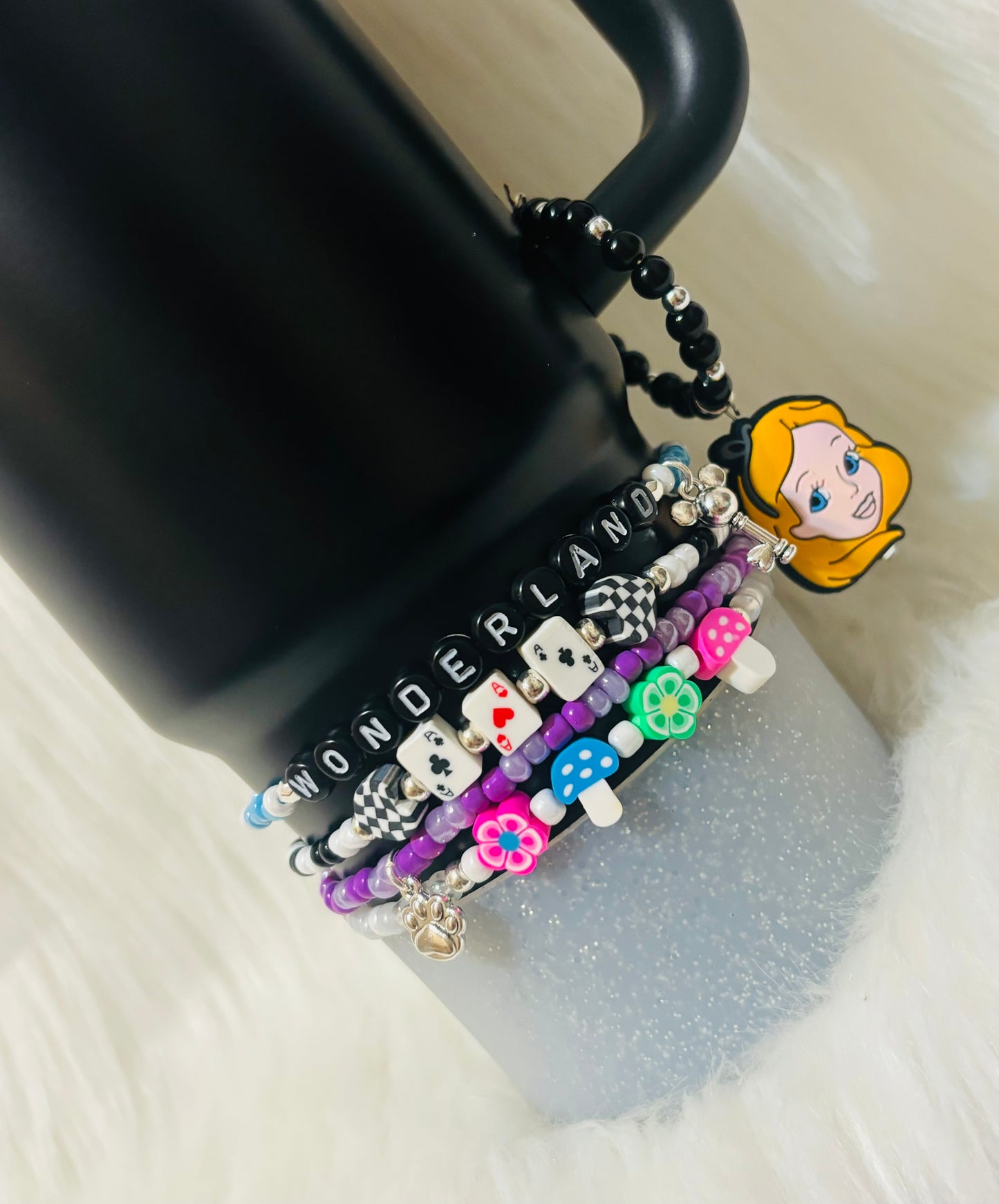 Alice in Wonderland Handle Charm