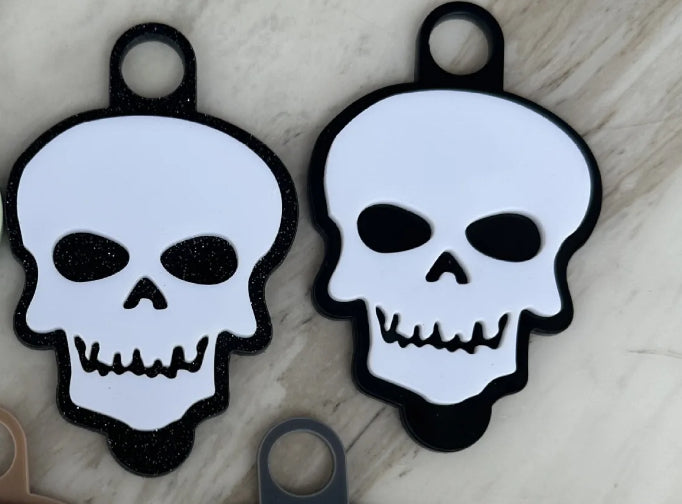 Skull Halloween Topper Straw Topper