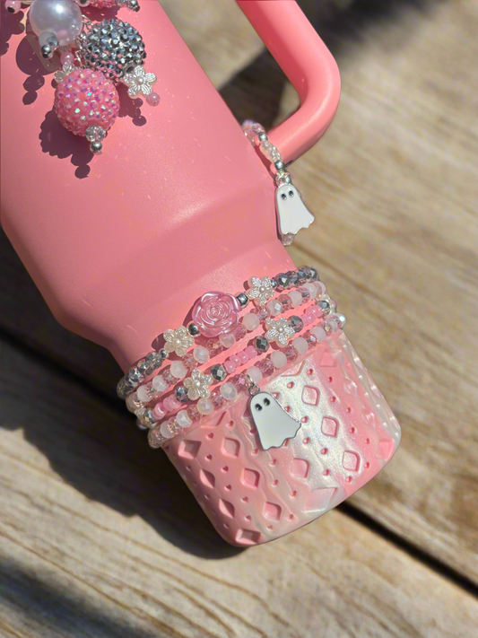 Floral Ghost Cup Bracelets