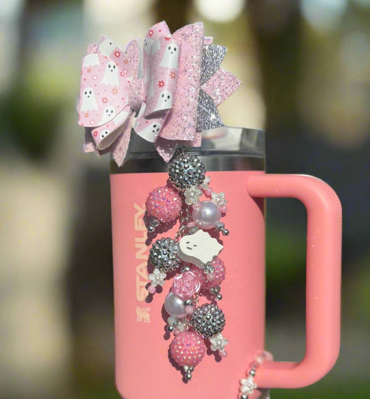 Floral Ghost Dangle Charm
