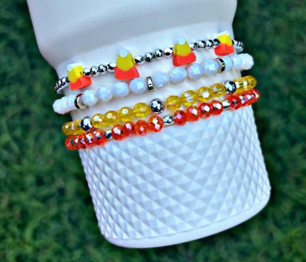 Candy Corn Cup Bracelets Stanley Cup Accessories