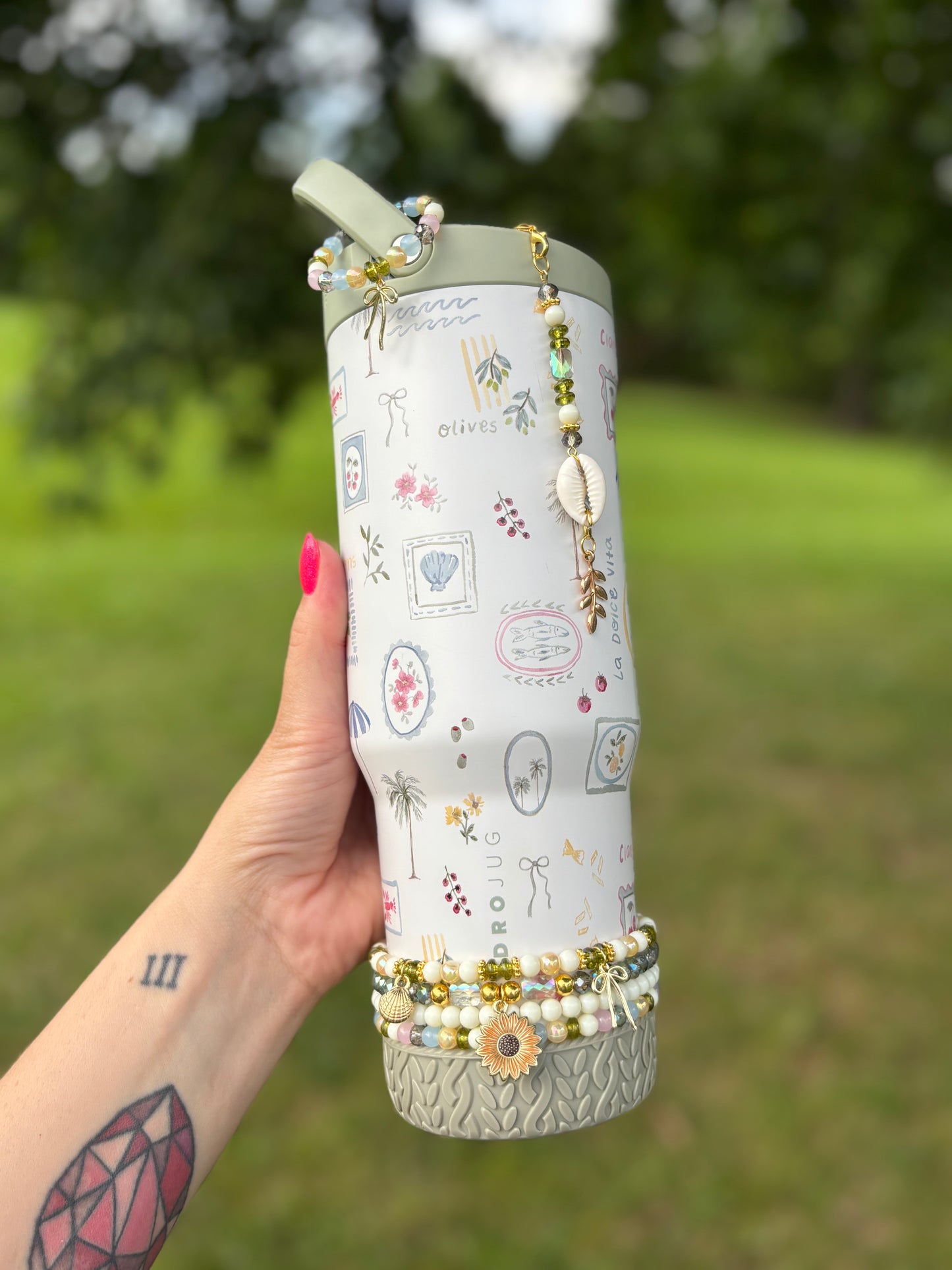 Ciao Bella Bracelets Wrist or Tumbler