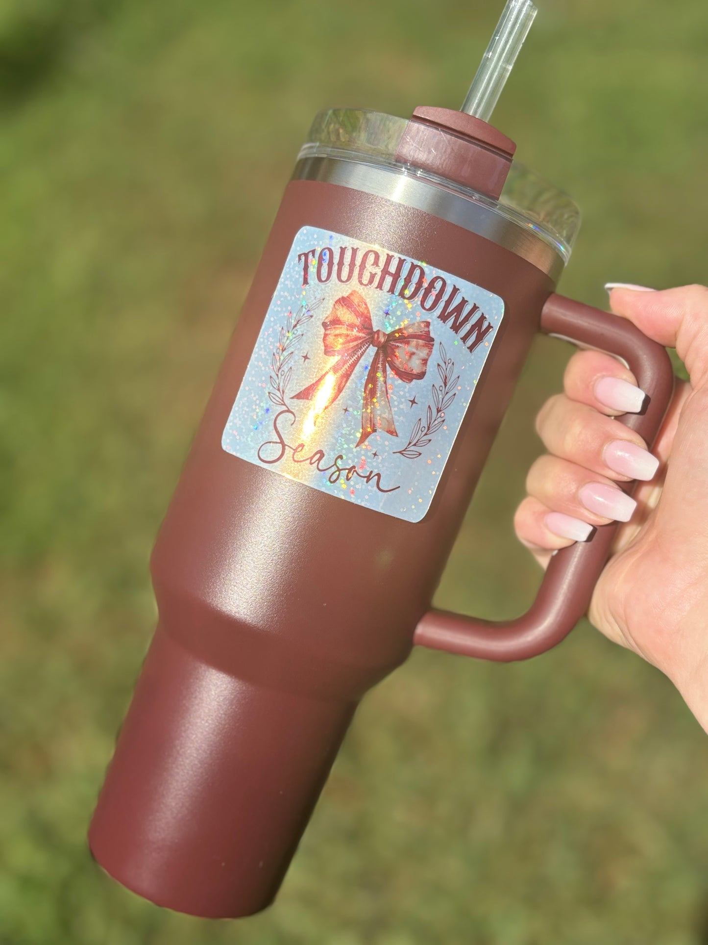 Football Touchdown Cup Tumbler Magnet