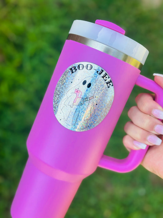 Boojie Ghost Halloween Cup Tumbler Magnet