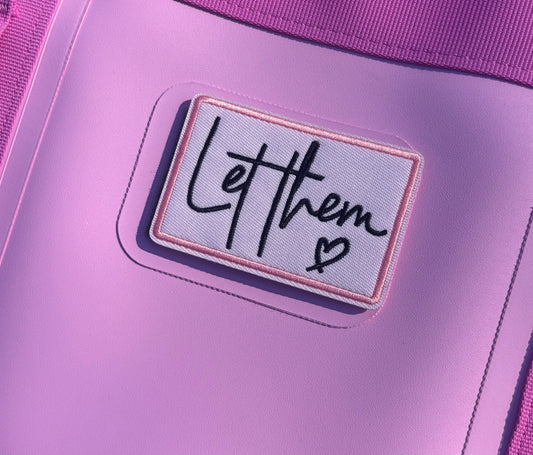 Let Them Patch ~ Velcro Backing