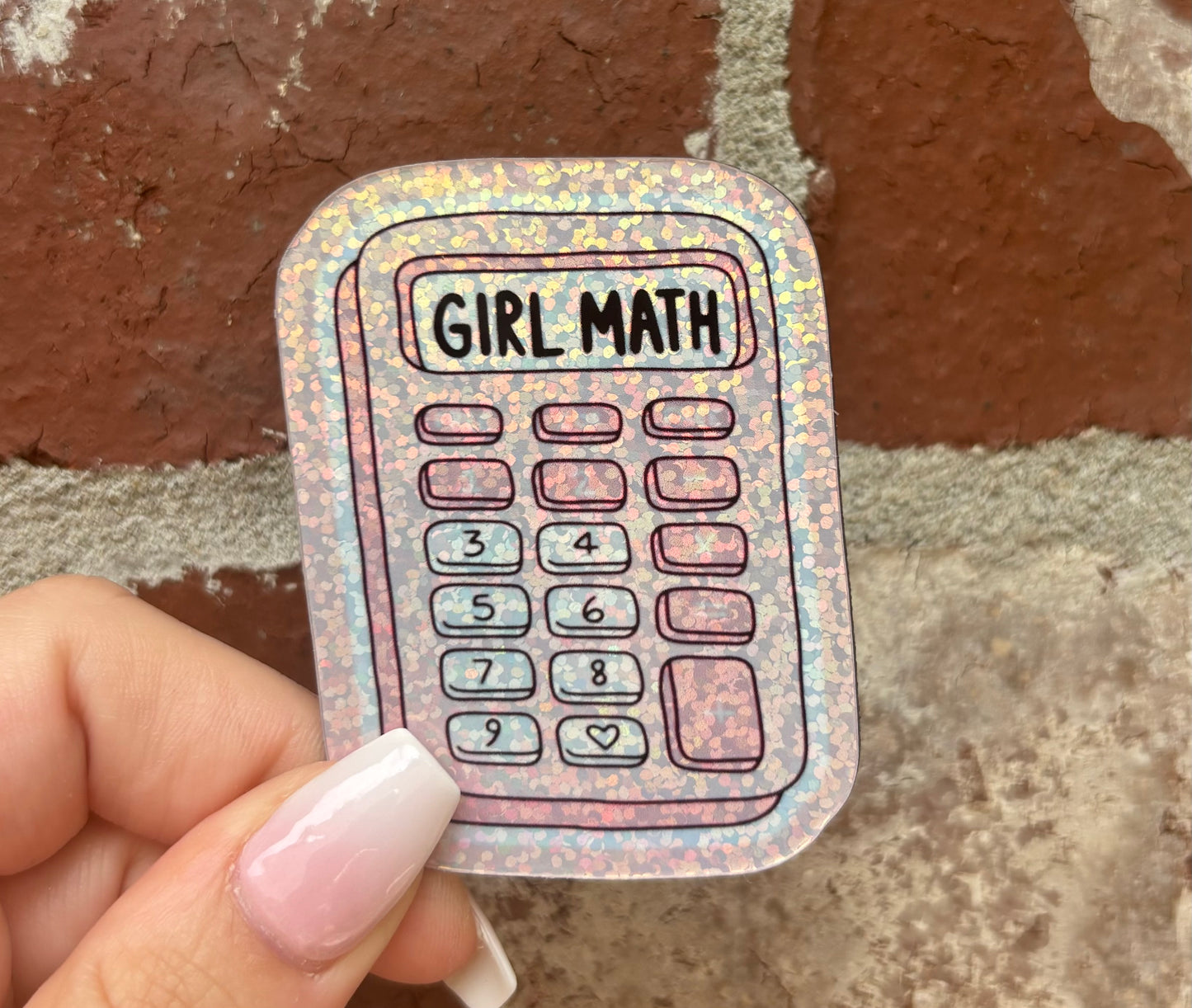 Girl Math Tumbler Magnet