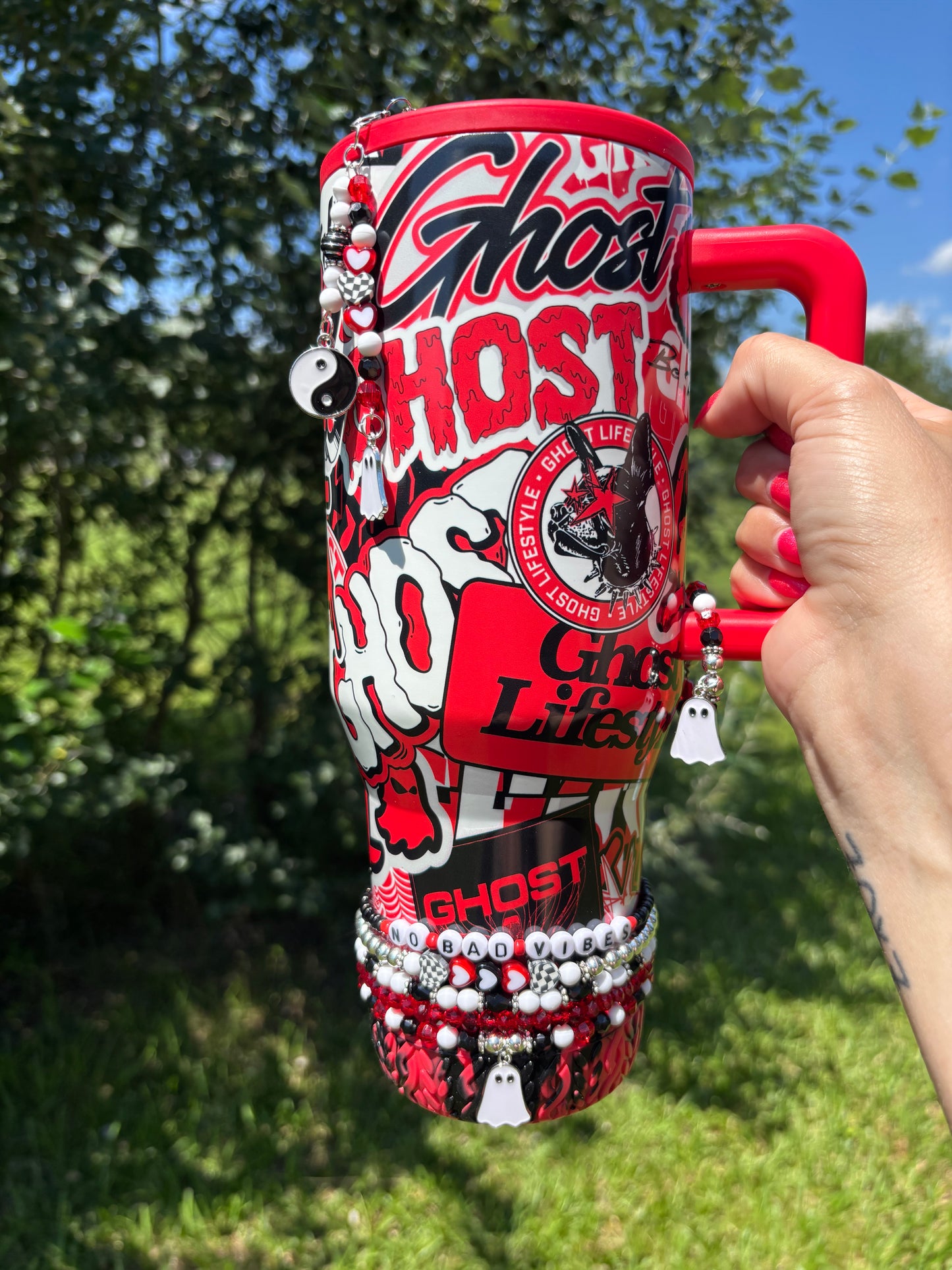 Ghost Bracelets Wrist or Tumbler