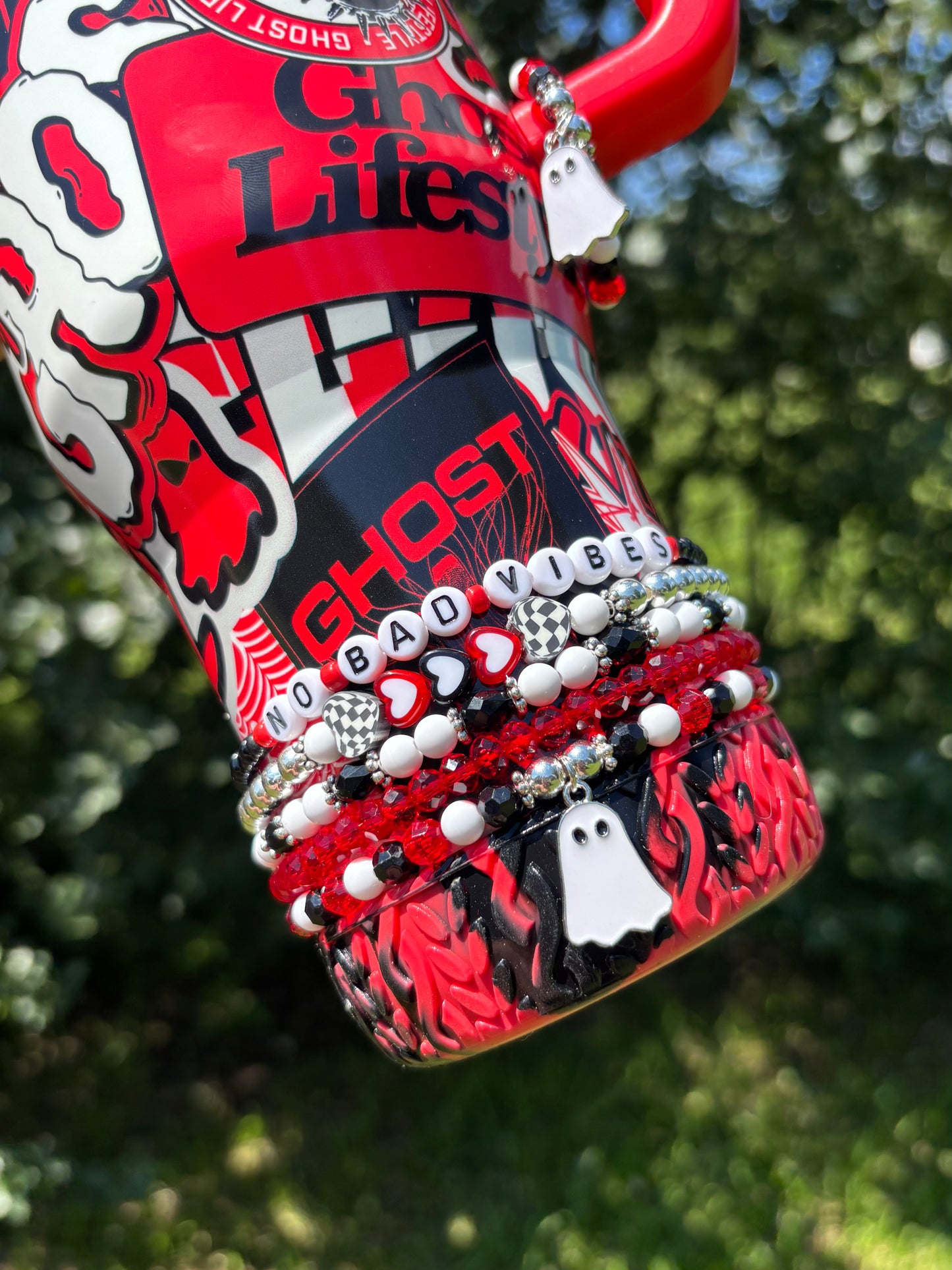 Ghost Bracelets Wrist or Tumbler