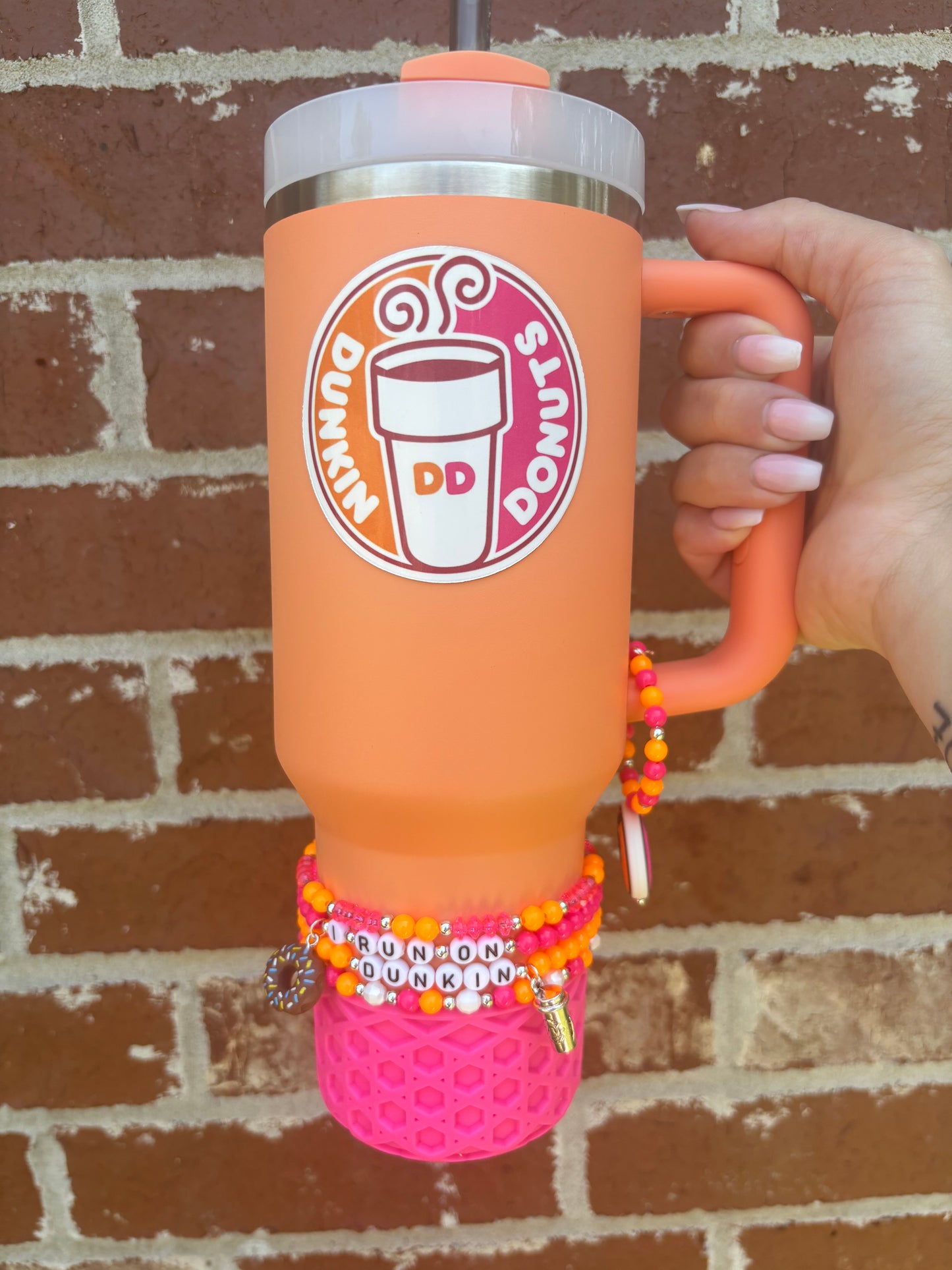 Dunkin Donuts Cup Bracelets. Coffee Lover.