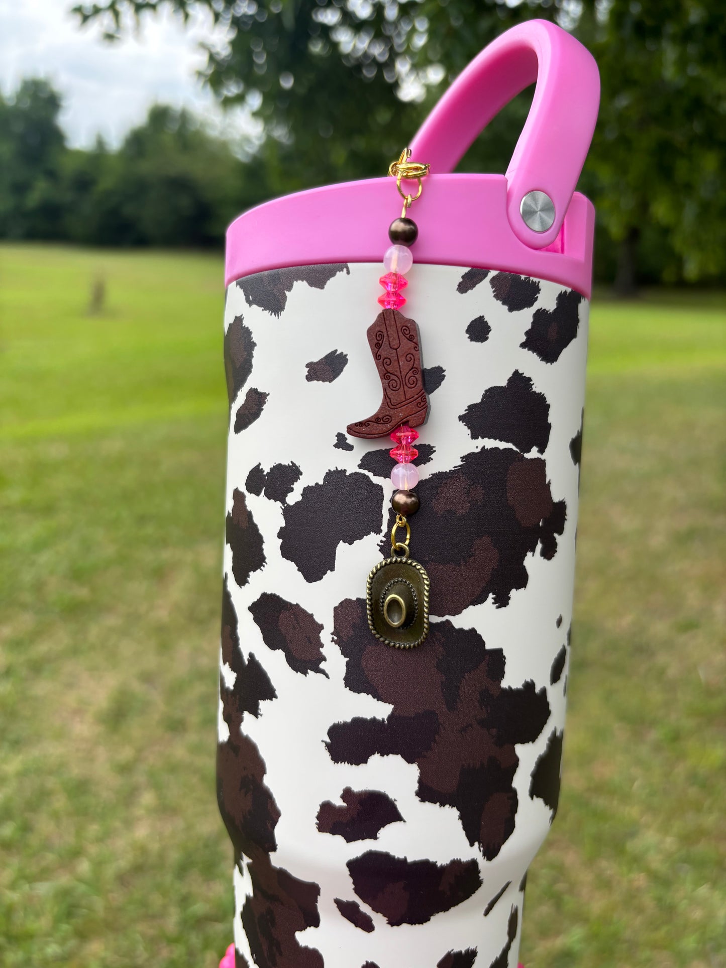 Frontier Pink Dangle Charm