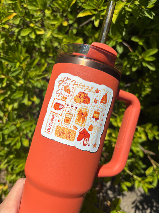 Fall Cozy Things Magnet