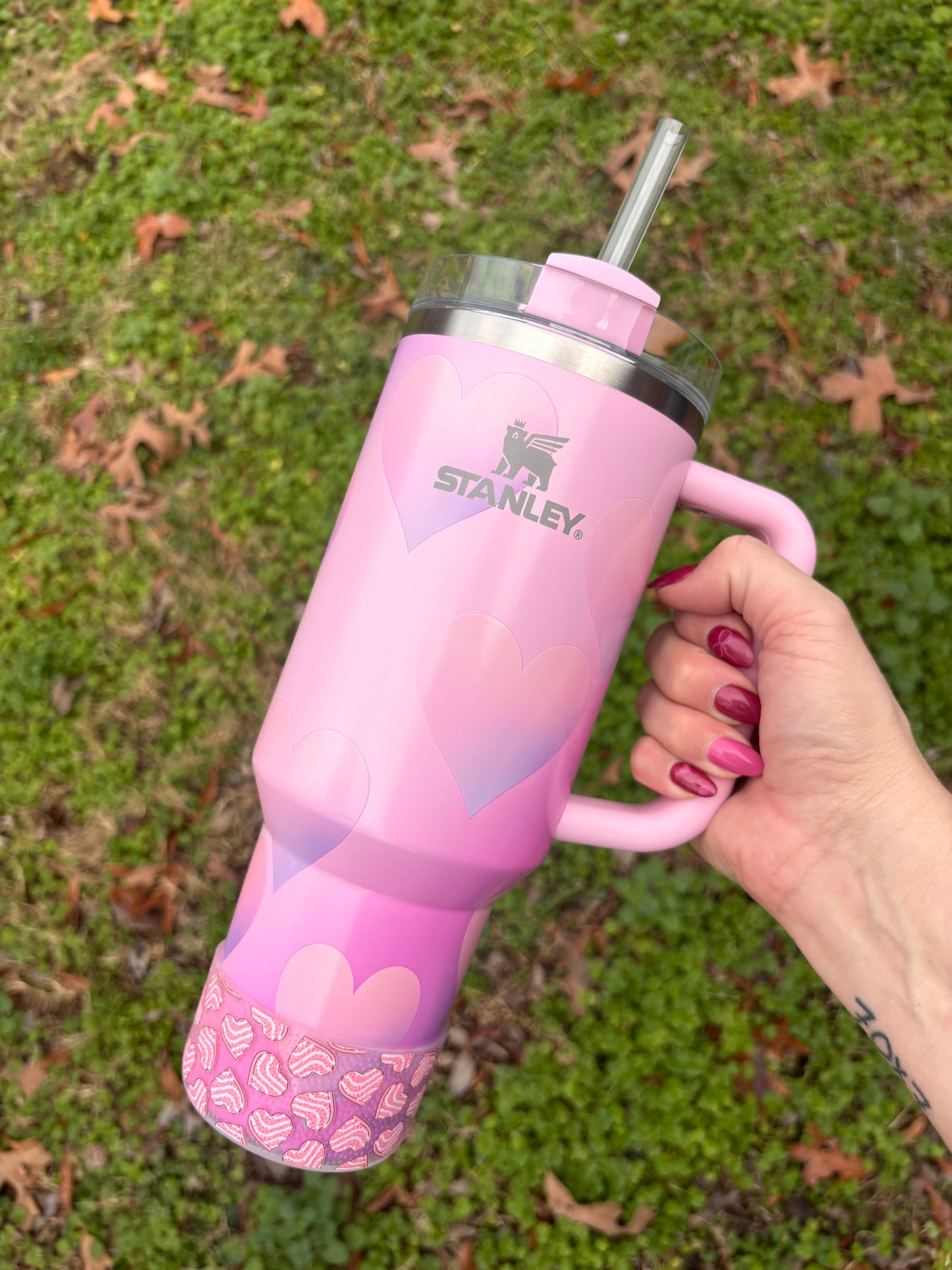 Heart Cakes Transparent Silicone Boot