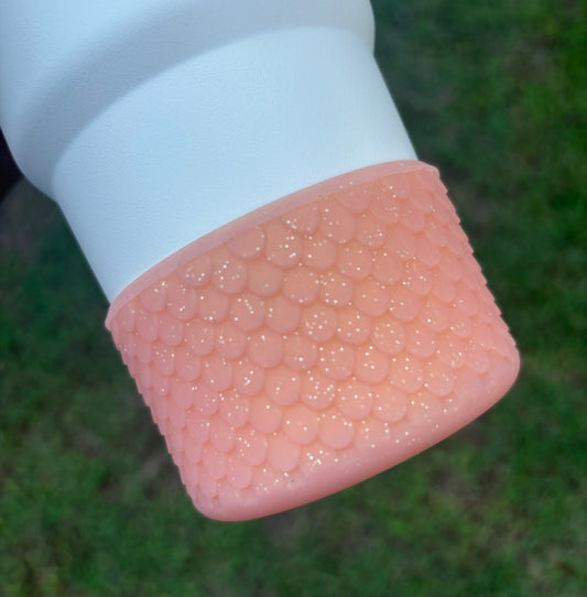 Just Peachy Mermaid Scales Silicone Boot