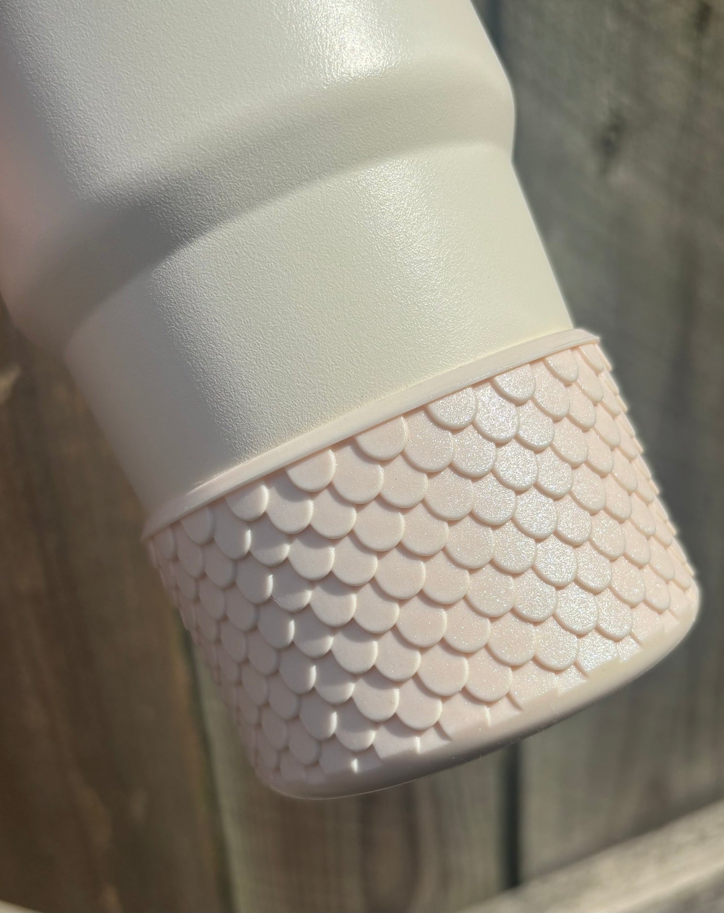 Frosting Shimmer Mermaid Scales Silicone Boot