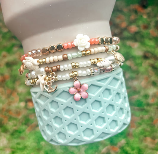 Beach Bum Cup Bracelets GOLD Version