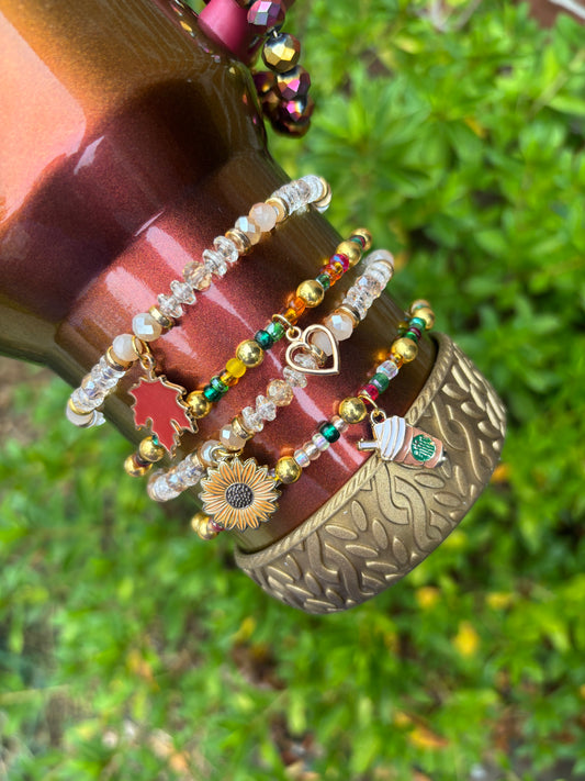 Maple Glow Bracelet Stack