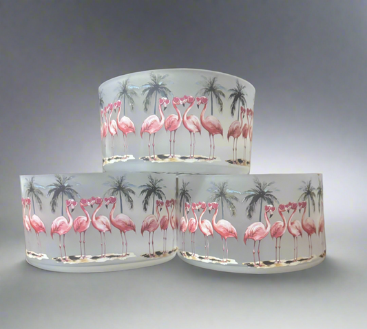Flamingo Palms Transparent Clear Silicone Boot