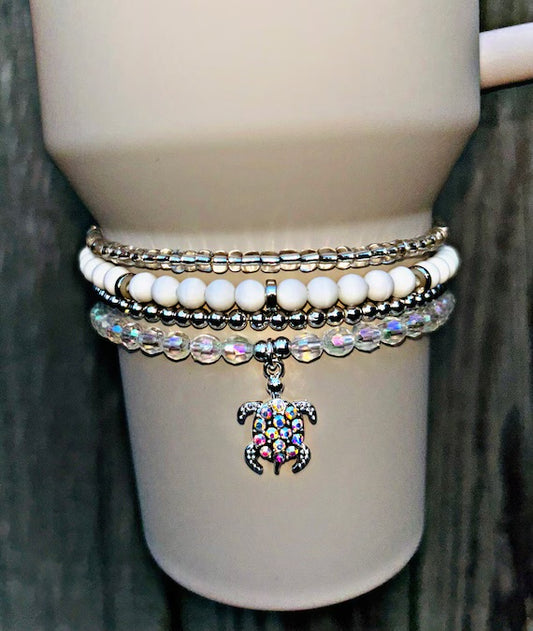 Turtle Cup Bracelets. Stanley cup accessories.