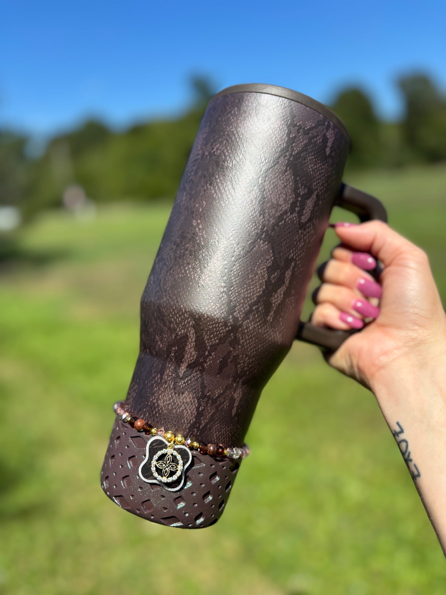 Chocolate Shimmer || The Pop Silicone Boot