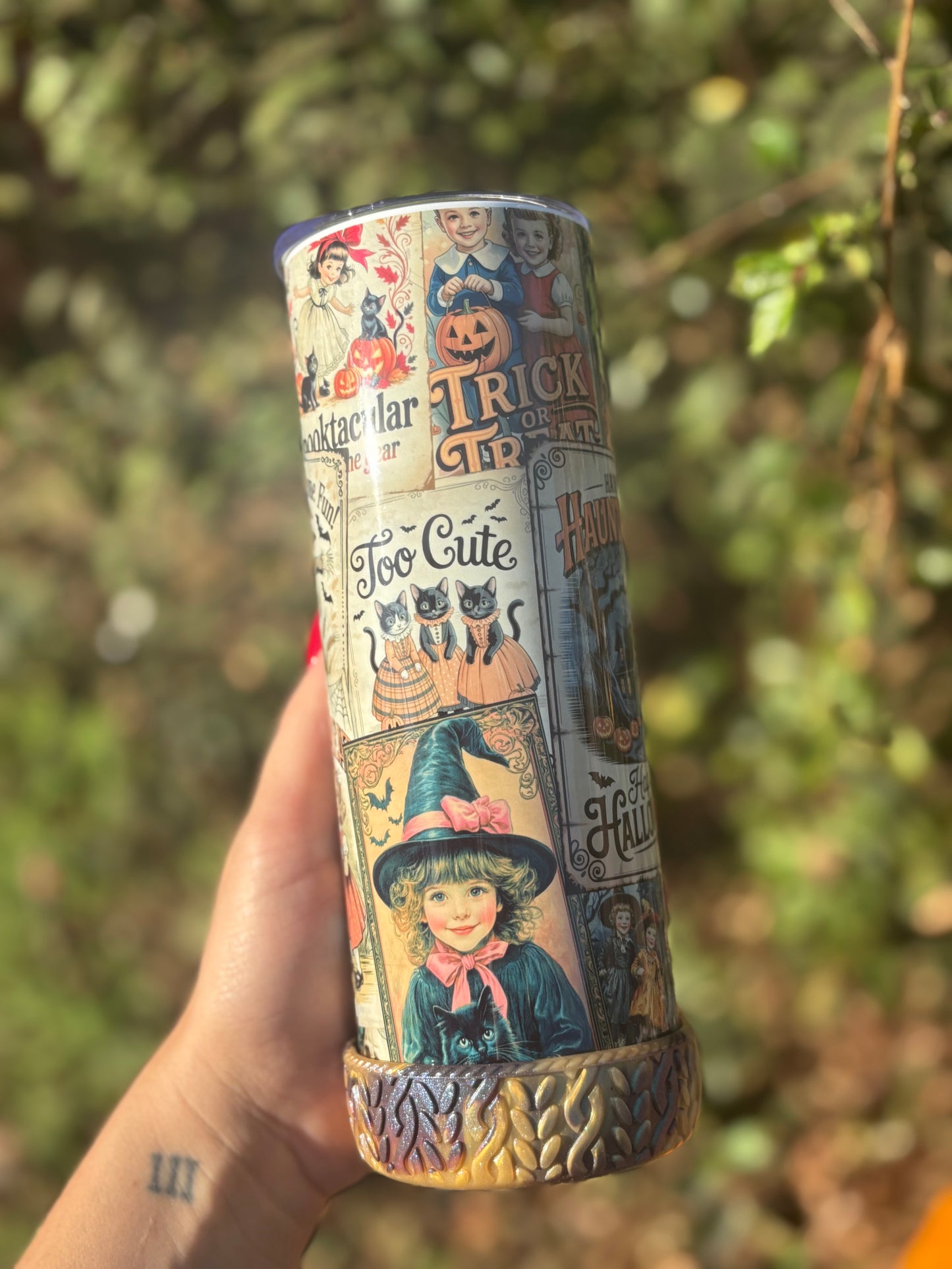 Vintage Halloween 20oz Tumbler
