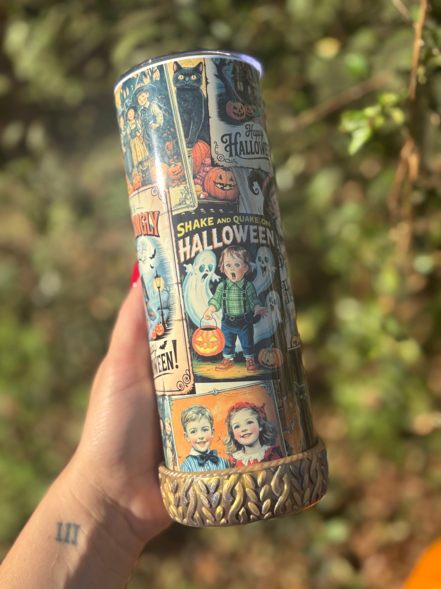Vintage Halloween 20oz Tumbler