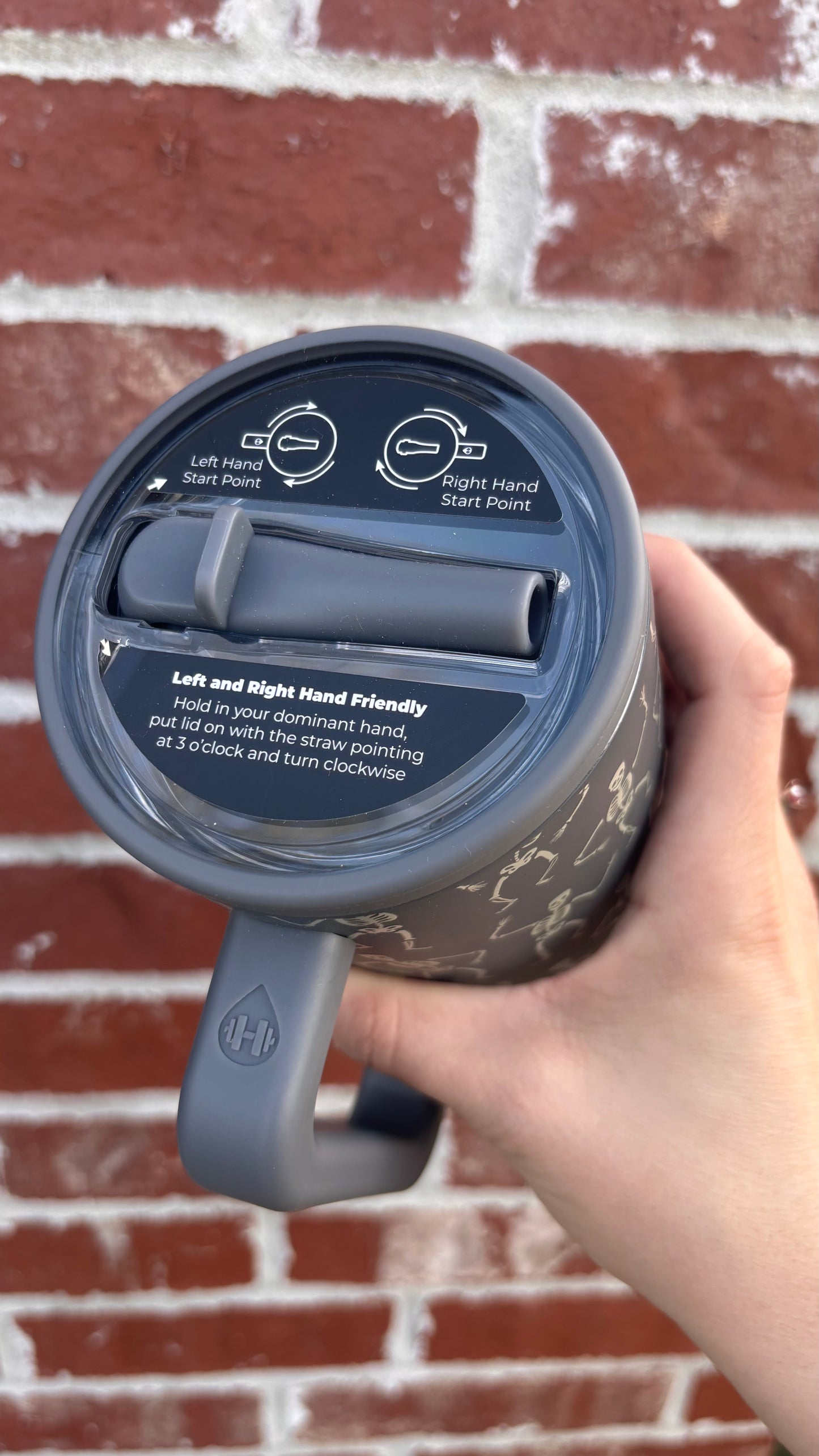 Dead Serious 32 oz HJ trav-see pic for small dot flaw  (discount codes cannot be used on cups or your order will be canceled)
