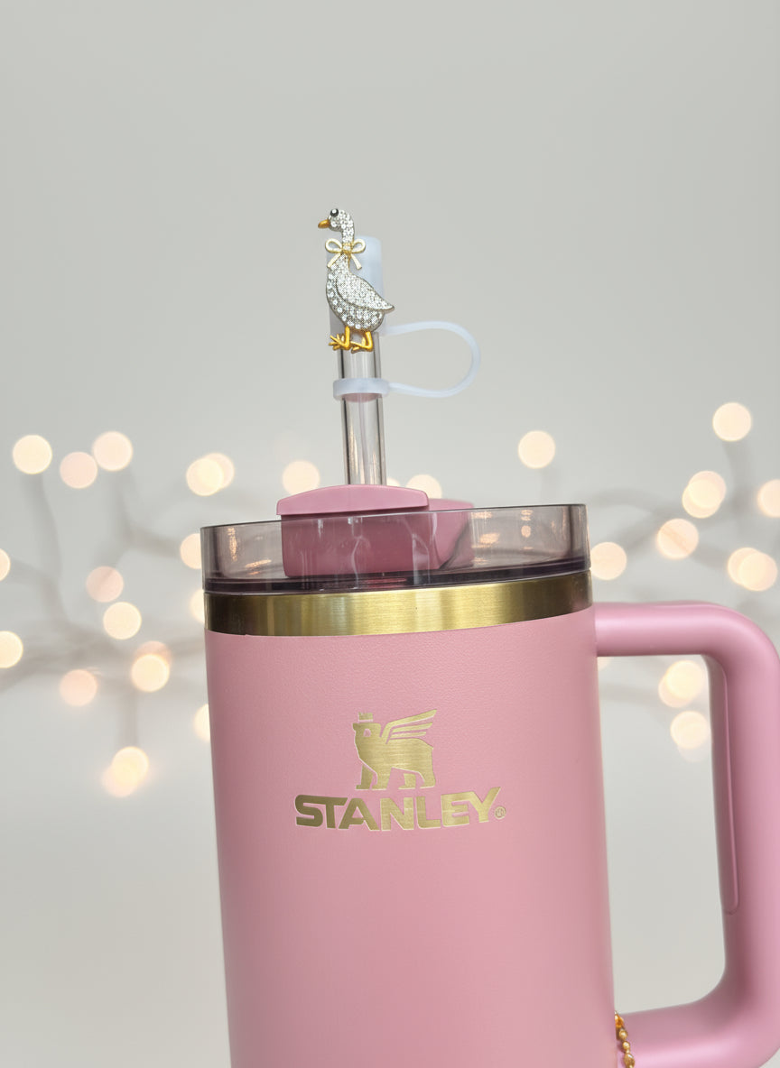 Goose Deluxe Metal Straw Topper Gold