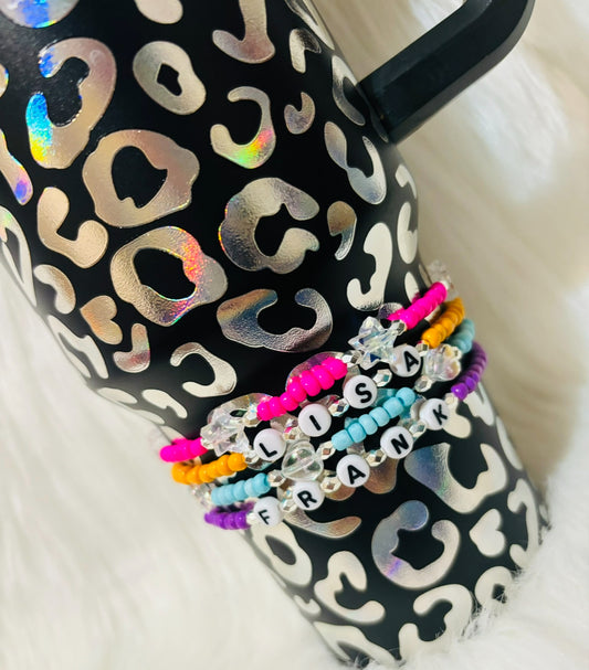 Lisa Frank Cup Bracelets