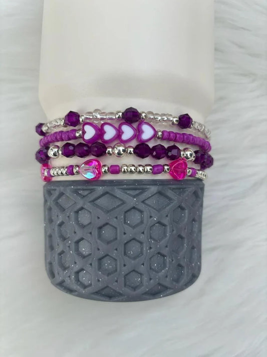 Purple Plum Cup Bracelets