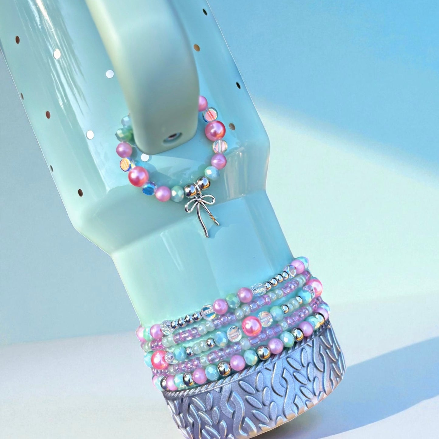 Peppermint Polka Dot Accessories