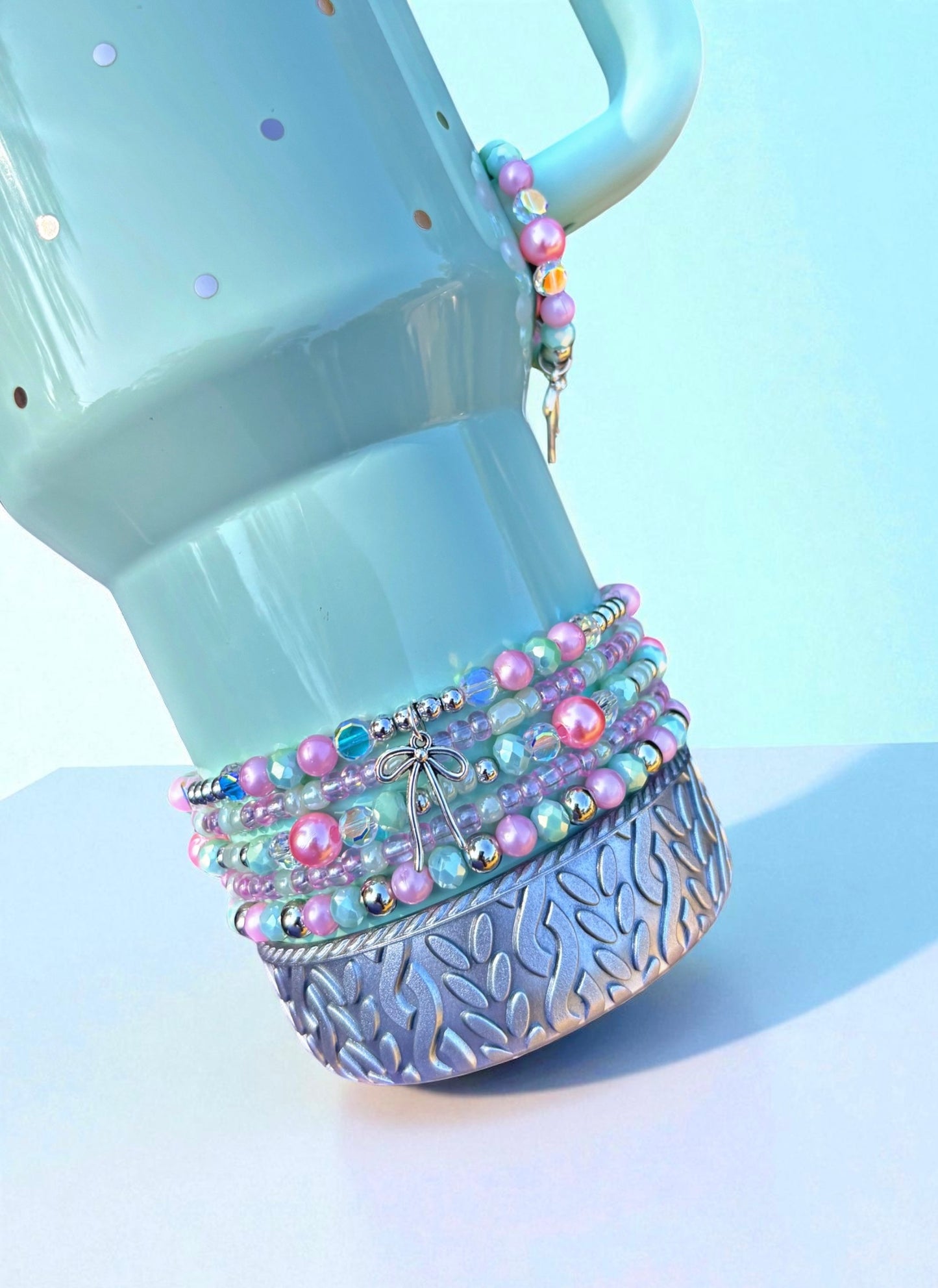 Peppermint Polka Dot Accessories