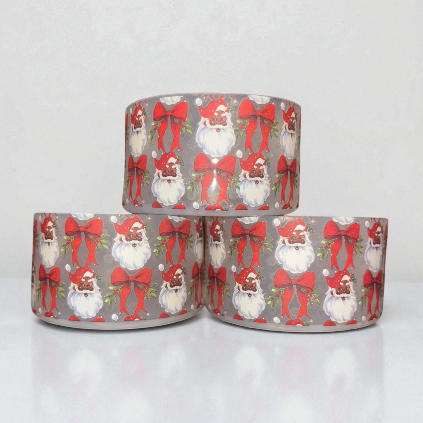 Santa Coquette Clear Silicone Boot~Dark