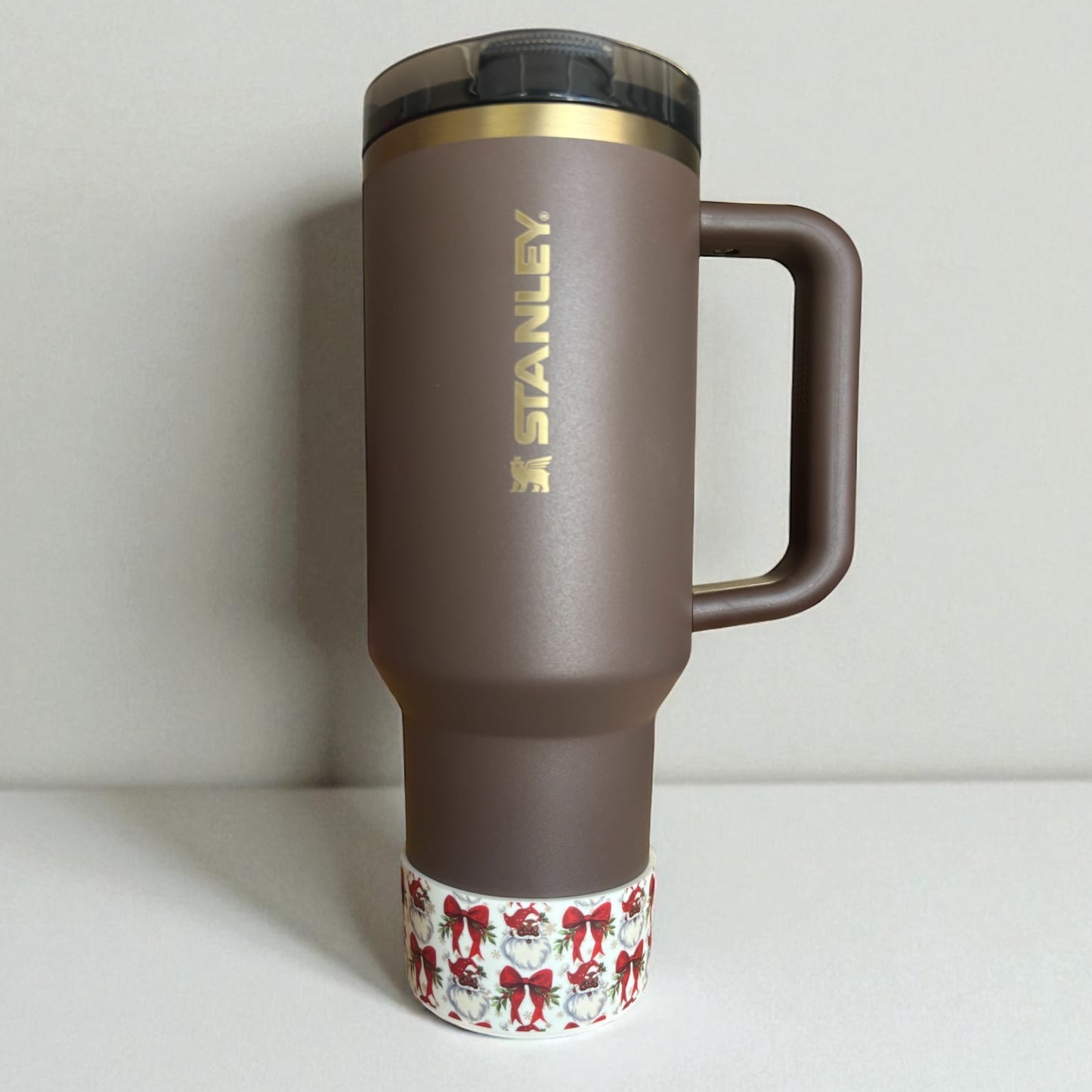 Santa Coquette Cream Silicone Boot~Dark