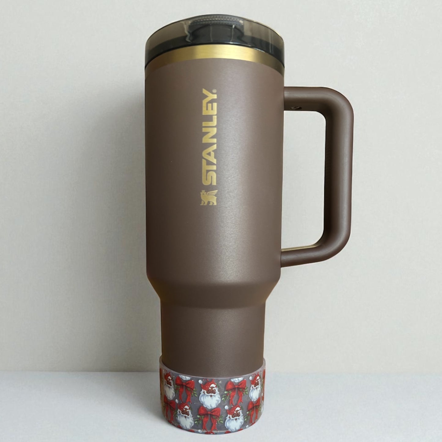 Santa Coquette Clear Silicone Boot~Dark