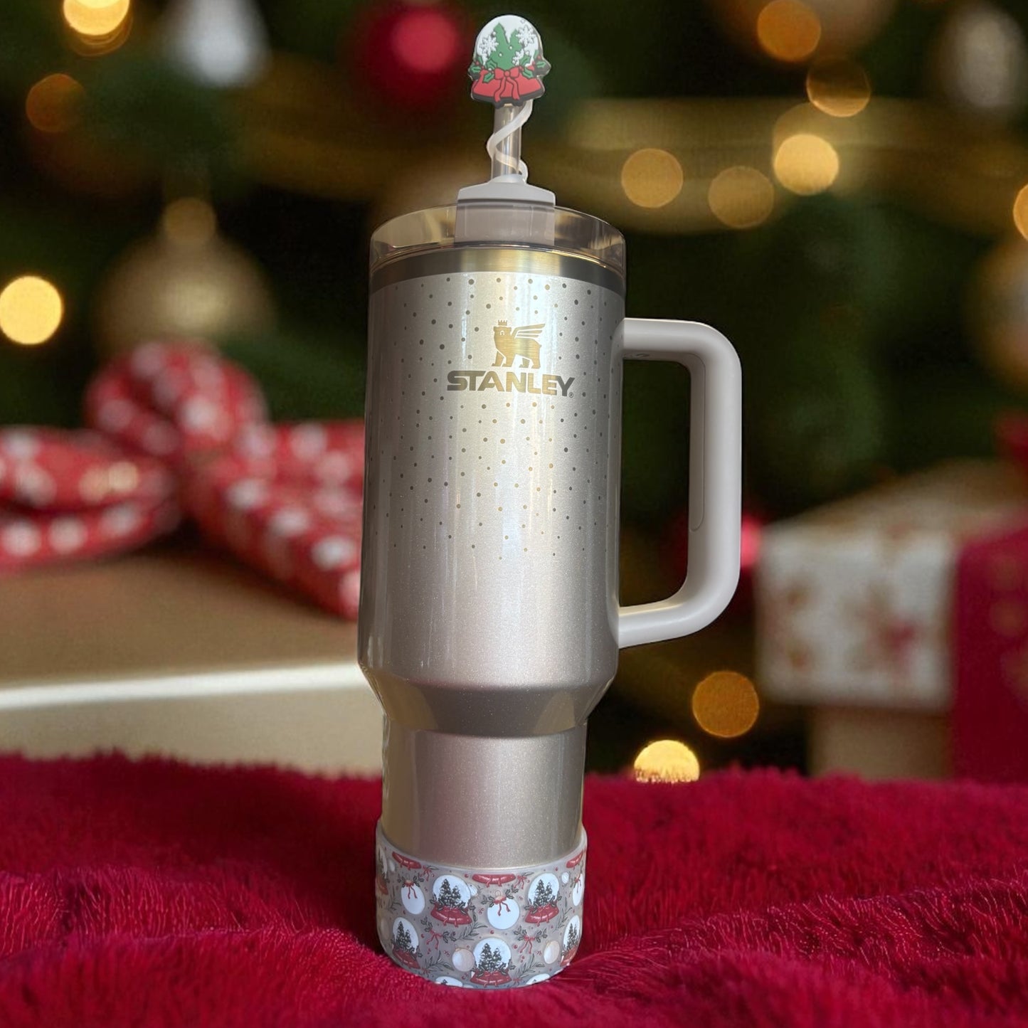 Merry Snowglobe Clear Silicone Boot