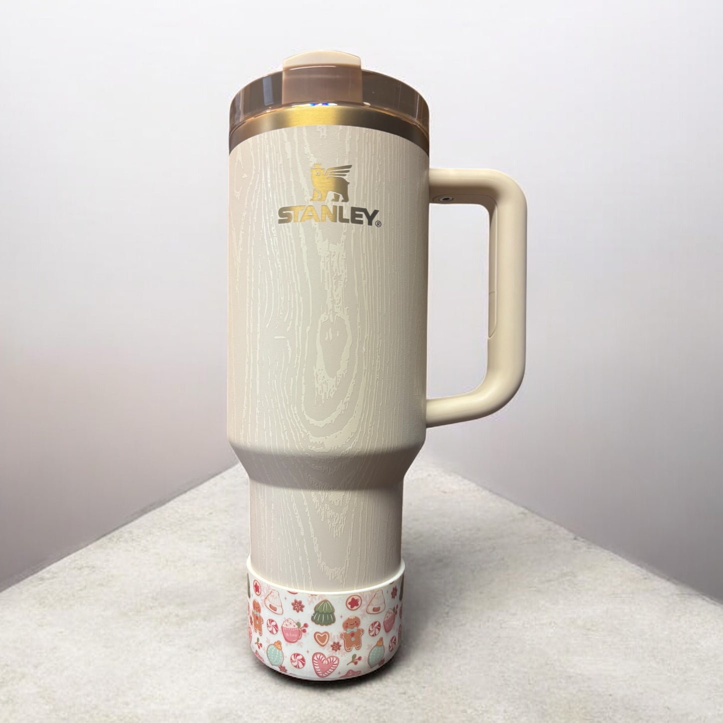 Holiday Sweet Treats Cream Silicone Boots