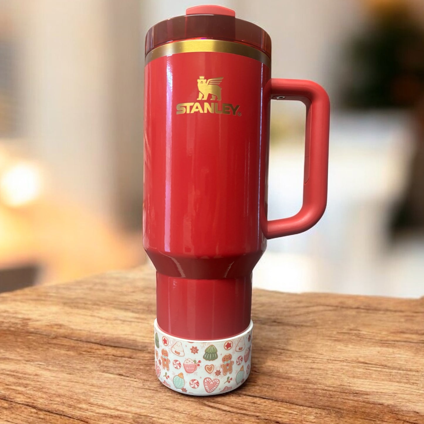 Holiday Sweet Treats Cream Silicone Boots