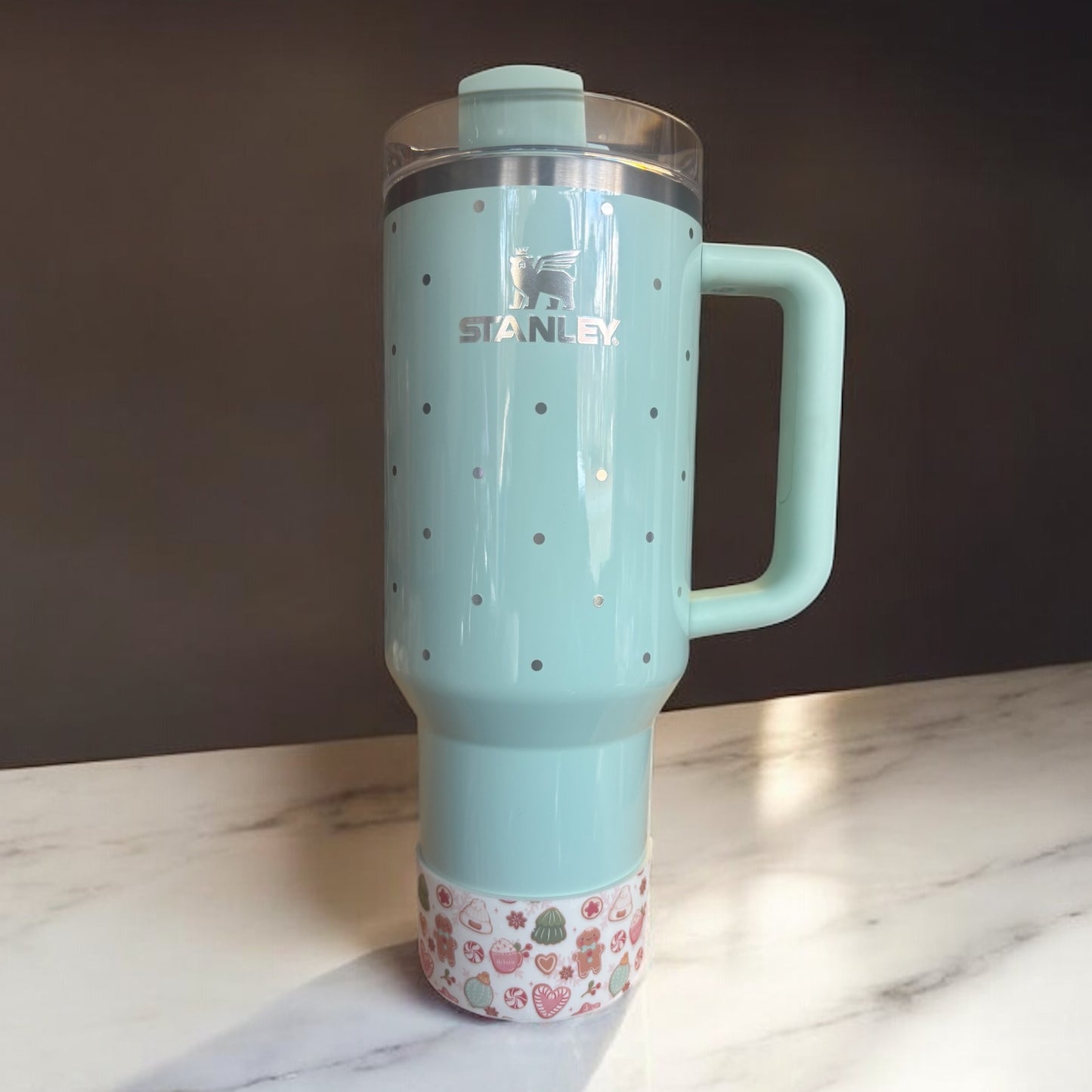 Holiday Sweet Treats Cream Silicone Boots