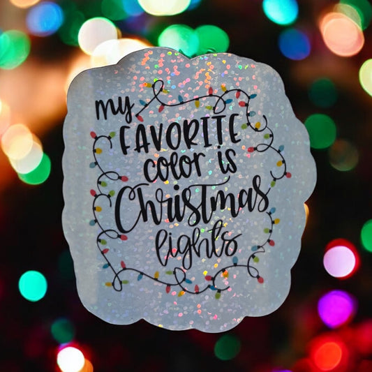 Christmas Lights Magnet
