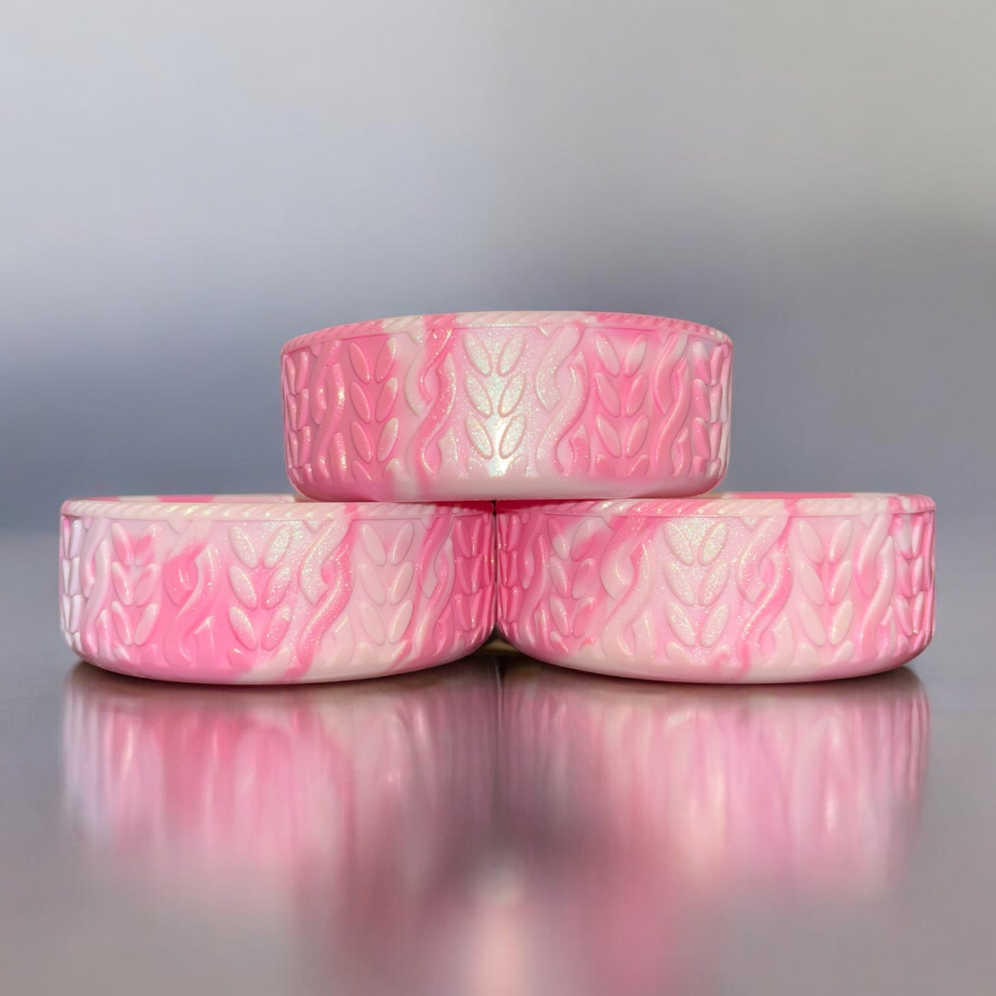 Baby Bow Pink Fusion || The Classic Cardi || 3”