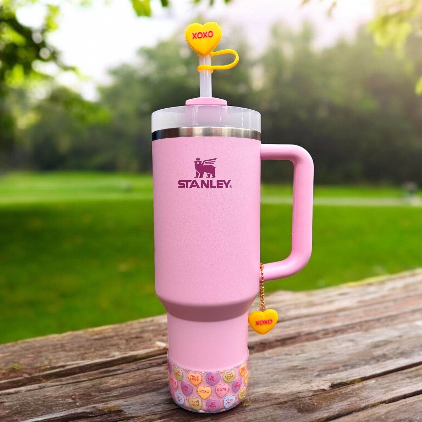 XOXO Straw Topper & Handle Charm Bundle