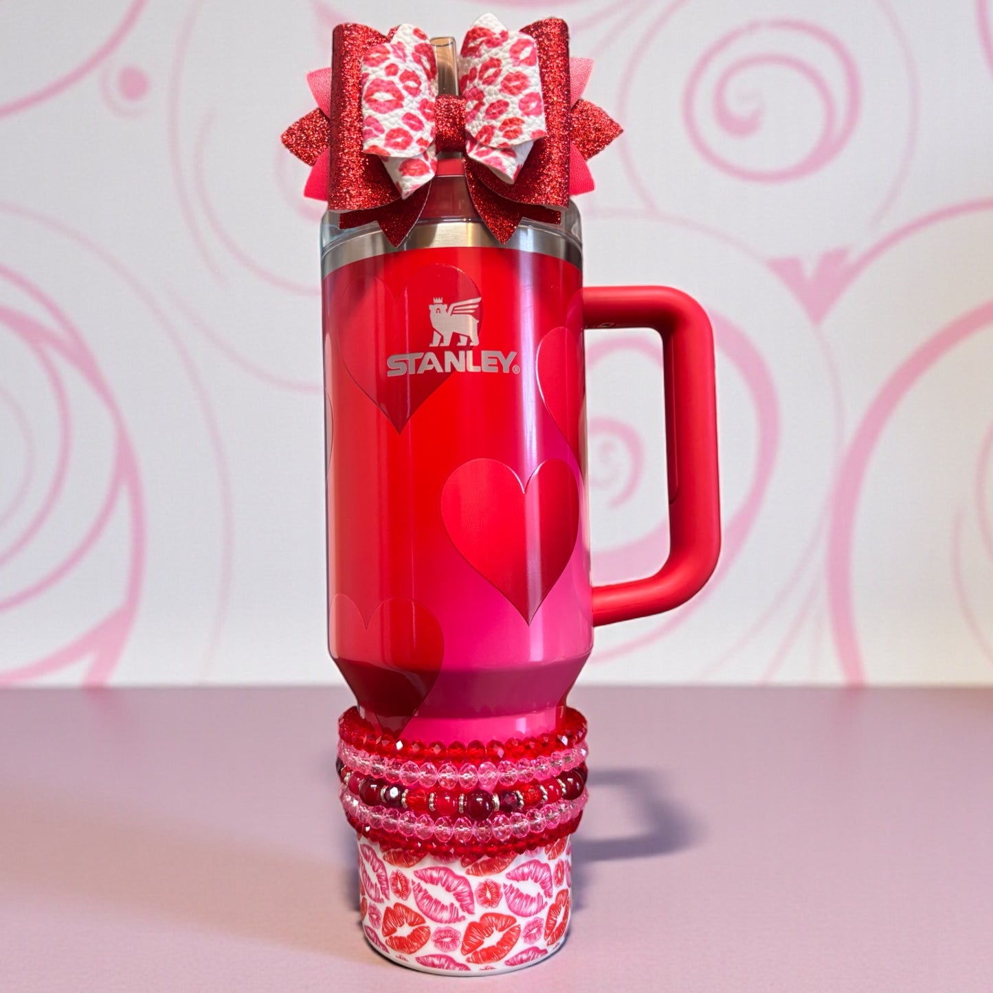 Read My Lips White Silicone Boot