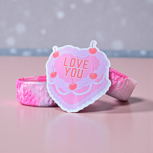 Love You Cake Magnet